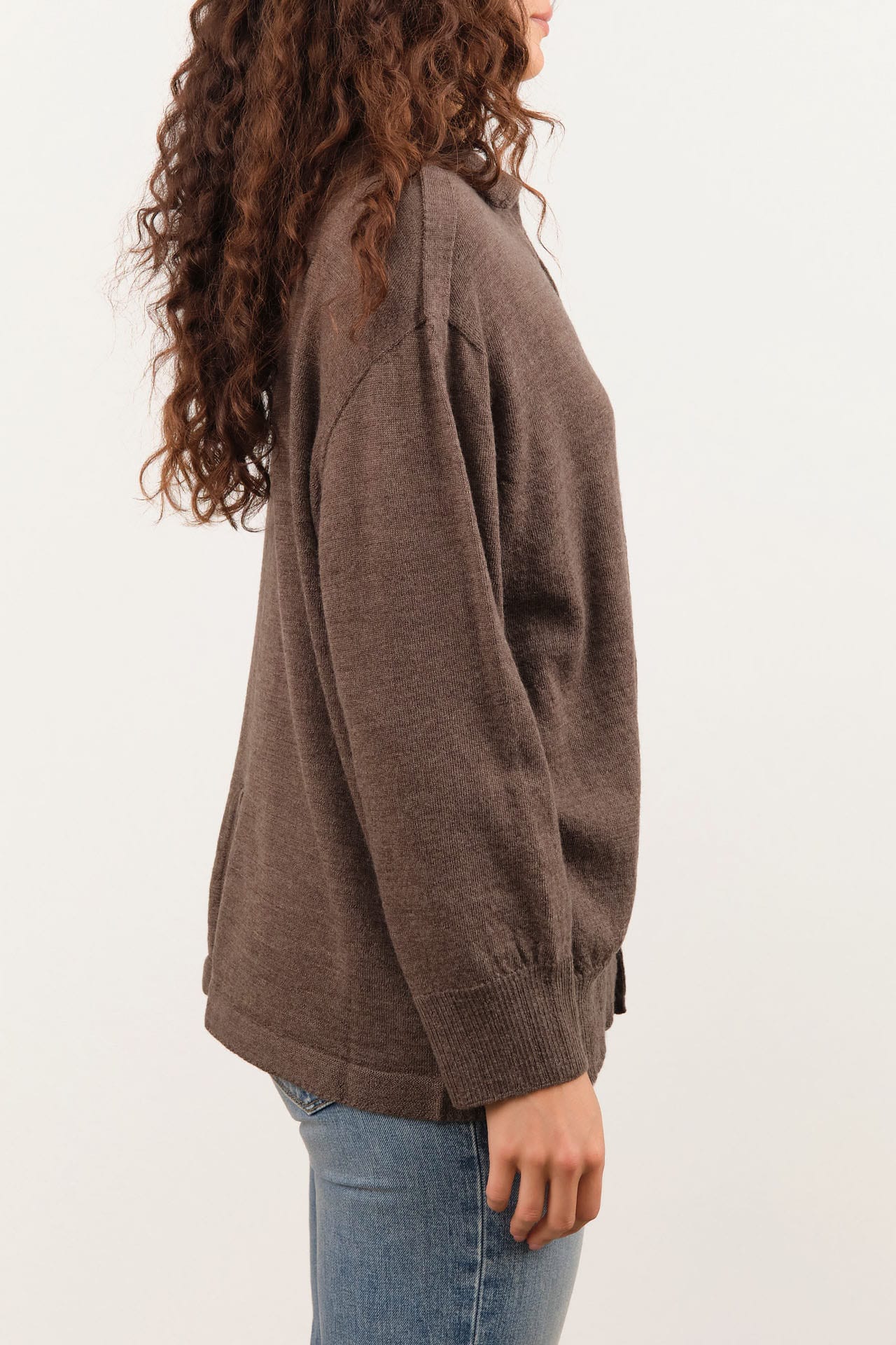 Pas de Calais Apparel Womens Sweaters Airy Merino Wool Cardigan