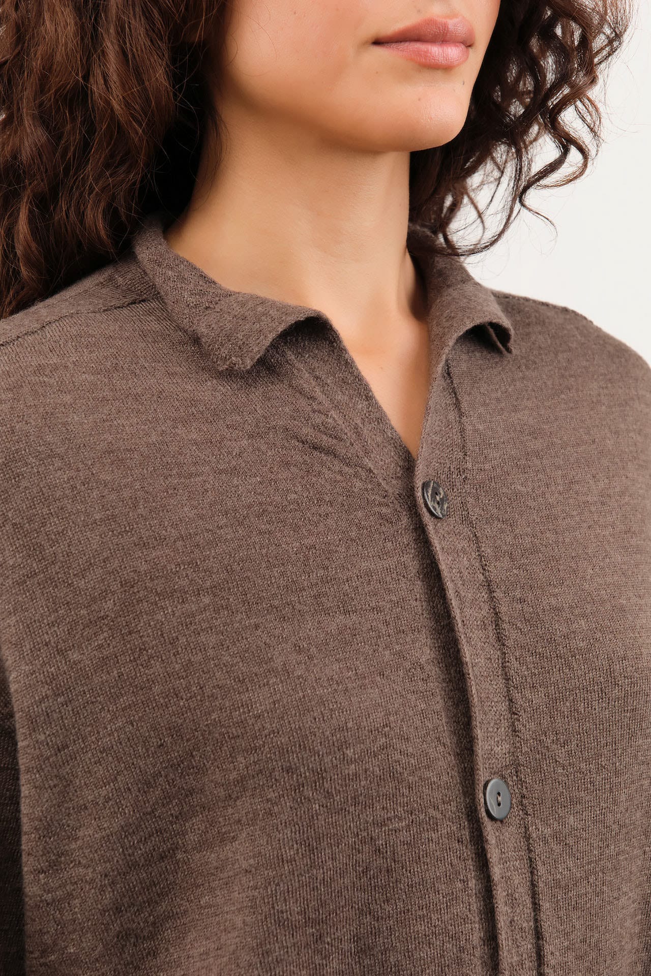 Pas de Calais Apparel Womens Sweaters Airy Merino Wool Cardigan
