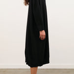 Pas de Calais Apparel Womens Dresses Airy Merino Wool Patterned Panel Switch Dress