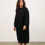 Pas de Calais Apparel Womens Dresses Airy Merino Wool Patterned Panel Switch Dress