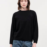 Pas de Calais Apparel Womens Sweaters Airy Wool Crew Neck Pullover