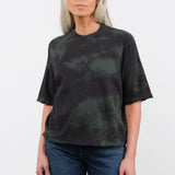 Pas de Calais Apparel Womens Tees Antique Dye Recycle Jersey Oversize T-Shirt in Sumikuro