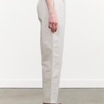 Pas de Calais Designer Brand C/H Loose Slim Trousers Pants in Ivory White 