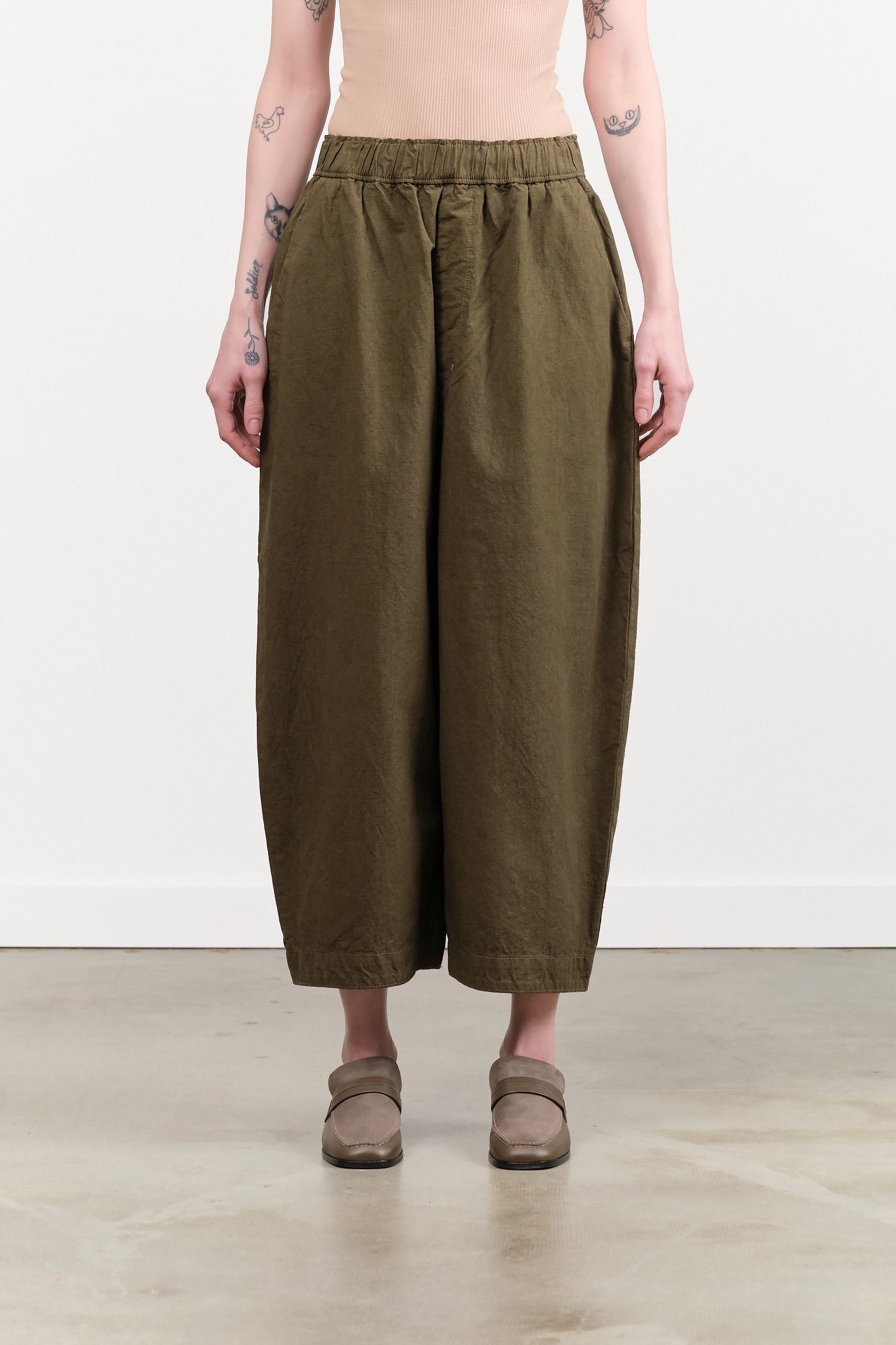 C/H Wide Pants by Pas de Calais in Beige