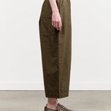 Pas de Calais Designer Brand C/H Wide Pants in Beige Green