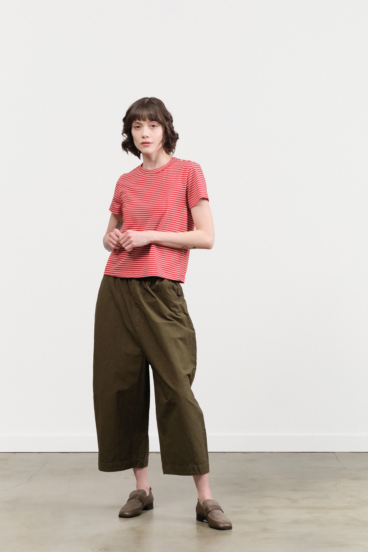 Pas de Calais C/H Wide Pants in Beige 