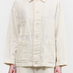 C/L Satin Coverall Jacket by Pas de Calais in Natural