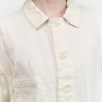 Natural C/L Satin Coverall Jacket by Pas de Calais