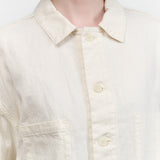 Natural C/L Satin Coverall Jacket by Pas de Calais