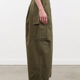 Pas de Calais Apparel Womens Pants Cotton Grosgrain Cargo Pants