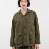 Pas de Calais Apparel Womens Jackets Cotton Grosgrain Hunting Jacket