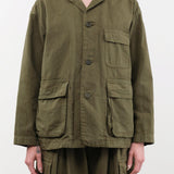 Pas de Calais Apparel Womens Jackets Cotton Grosgrain Hunting Jacket