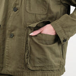 Pas de Calais Apparel Womens Jackets Cotton Grosgrain Hunting Jacket