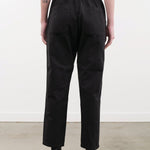 Pas de Calais Apparel Womens Pants Cotton Grosgrain Tapered Pants