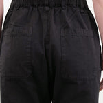 Pas de Calais Apparel Womens Pants Cotton Grosgrain Tapered Pants