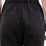 Pas de Calais Apparel Womens Pants Cotton Grosgrain Tapered Pants