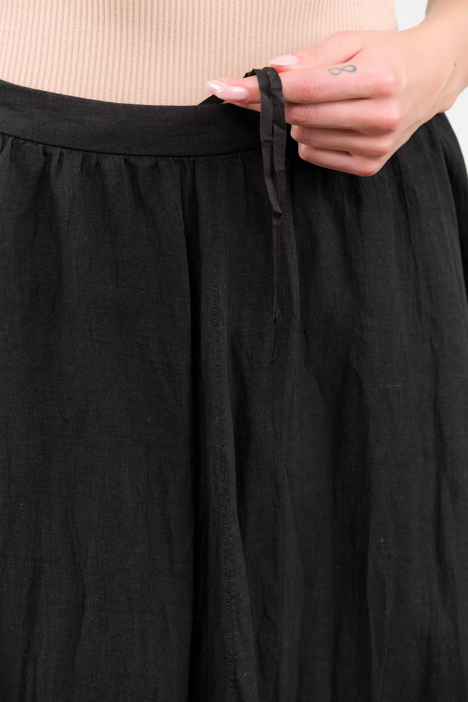 Pas de Calais Apparel Womens Skirts Cotton Ramie Hemp Long Skirt