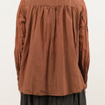 Pas de Calais Apparel Womens Blouses Cotton Silk Lawn Shirt-Collar Blouse