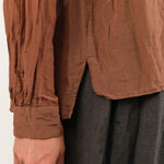 Pas de Calais Apparel Womens Blouses Cotton Silk Lawn Shirt-Collar Blouse