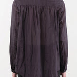 Pas de Calais Apparel Womens Blouses Cotton Silk Lawn Stand Collar Blouse