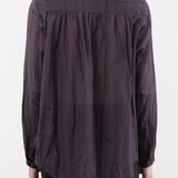 Pas de Calais Apparel Womens Blouses Cotton Silk Lawn Stand Collar Blouse