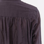 Pas de Calais Apparel Womens Blouses Cotton Silk Lawn Stand Collar Blouse