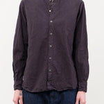 Pas de Calais Apparel Womens Blouses Cotton Typewriter Blouse in Charcoal