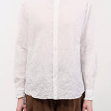 Pas de Calais Apparel Womens Blouses Cotton Typewriter Blouse in White