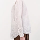 Pas de Calais Apparel Womens Blouses Cotton Typewriter Blouse in White