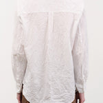 Pas de Calais Apparel Womens Blouses Cotton Typewriter Blouse in White