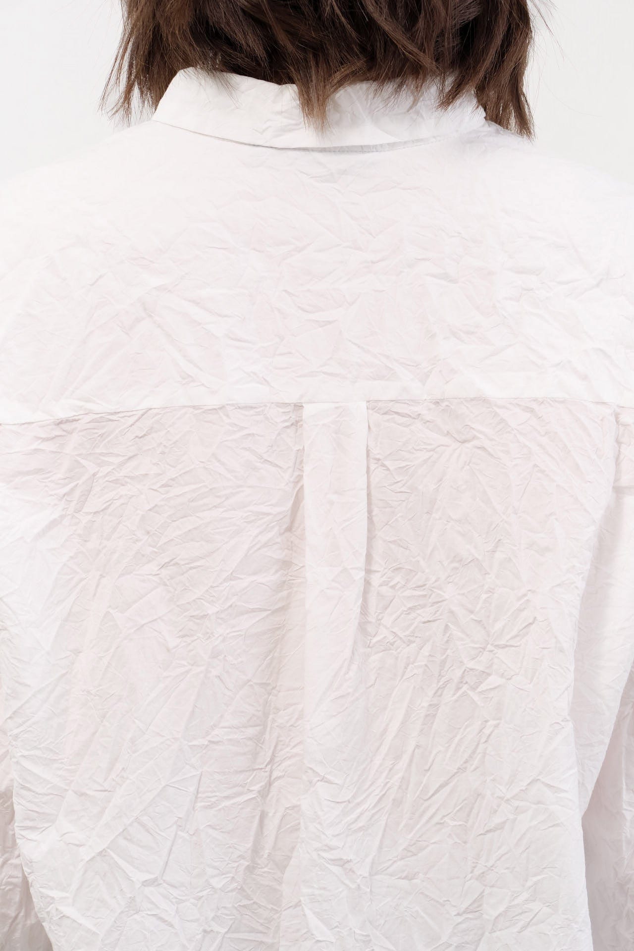 Pas de Calais Apparel Womens Blouses Cotton Typewriter Blouse in White