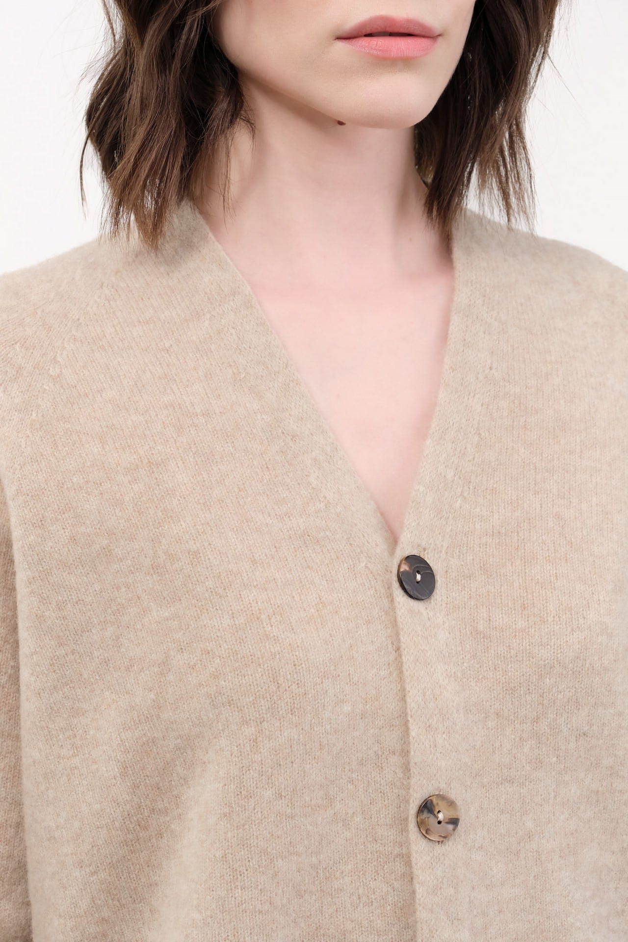 Pas de Calais Apparel Womens Sweaters Fine Wool Cardigan