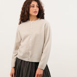 Pas de Calais Apparel Womens Sweaters Fine Wool Crewneck Cardigan