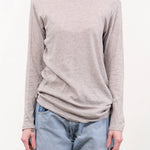 Pas de Calais Apparel Womens Sweaters Gauze Jersey Mix Turtleneck Pullover