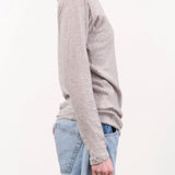 Pas de Calais Apparel Womens Sweaters Gauze Jersey Mix Turtleneck Pullover