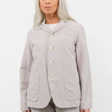 Pas de Calais Apparel Womens Jackets High Density Linen Cotton Jacket