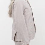 Pas de Calais Apparel Womens Jackets High Density Linen Cotton Jacket