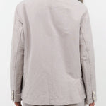 Pas de Calais Apparel Womens Jackets High Density Linen Cotton Jacket