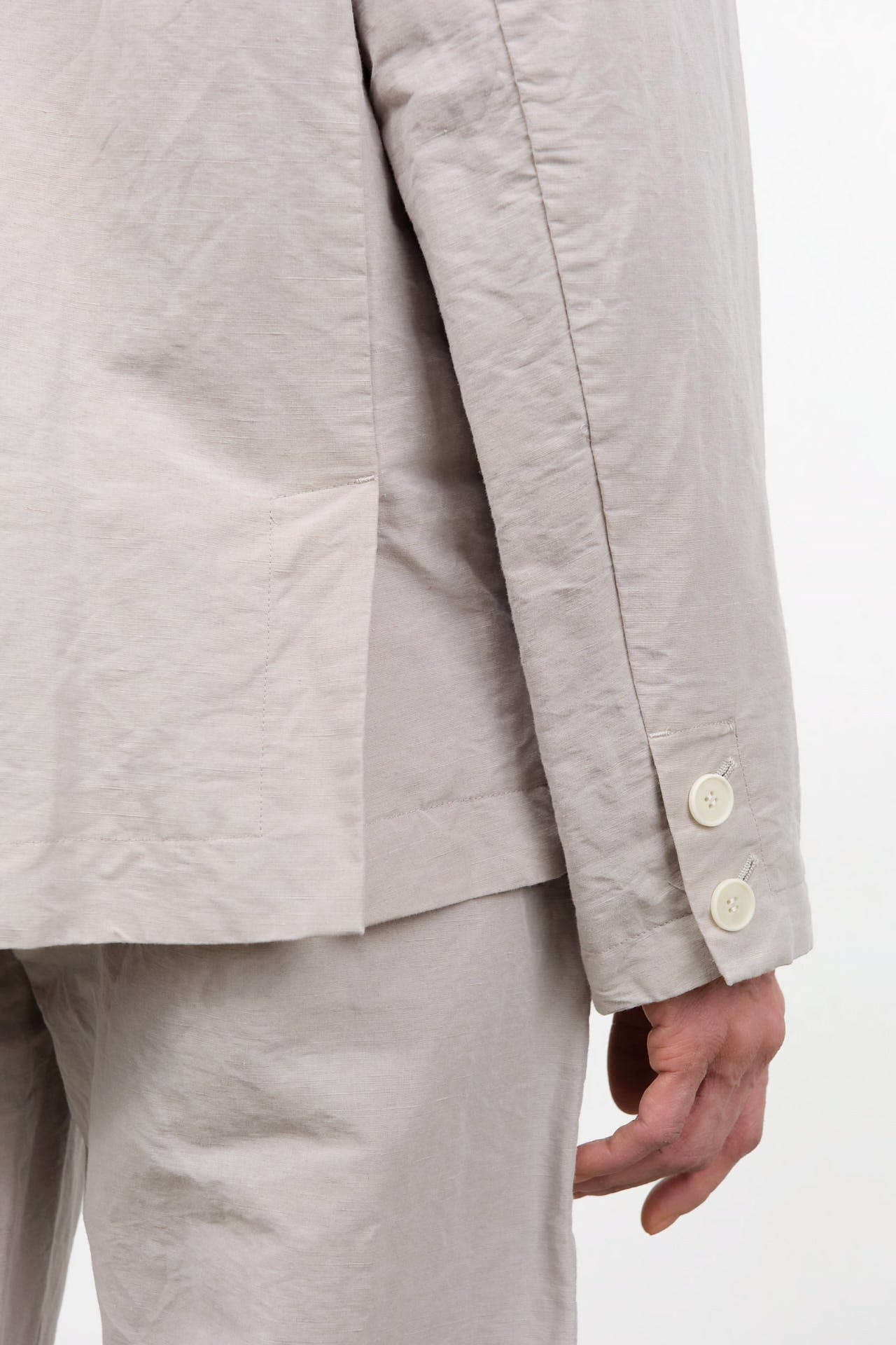 Pas de Calais Apparel Womens Jackets High Density Linen Cotton Jacket