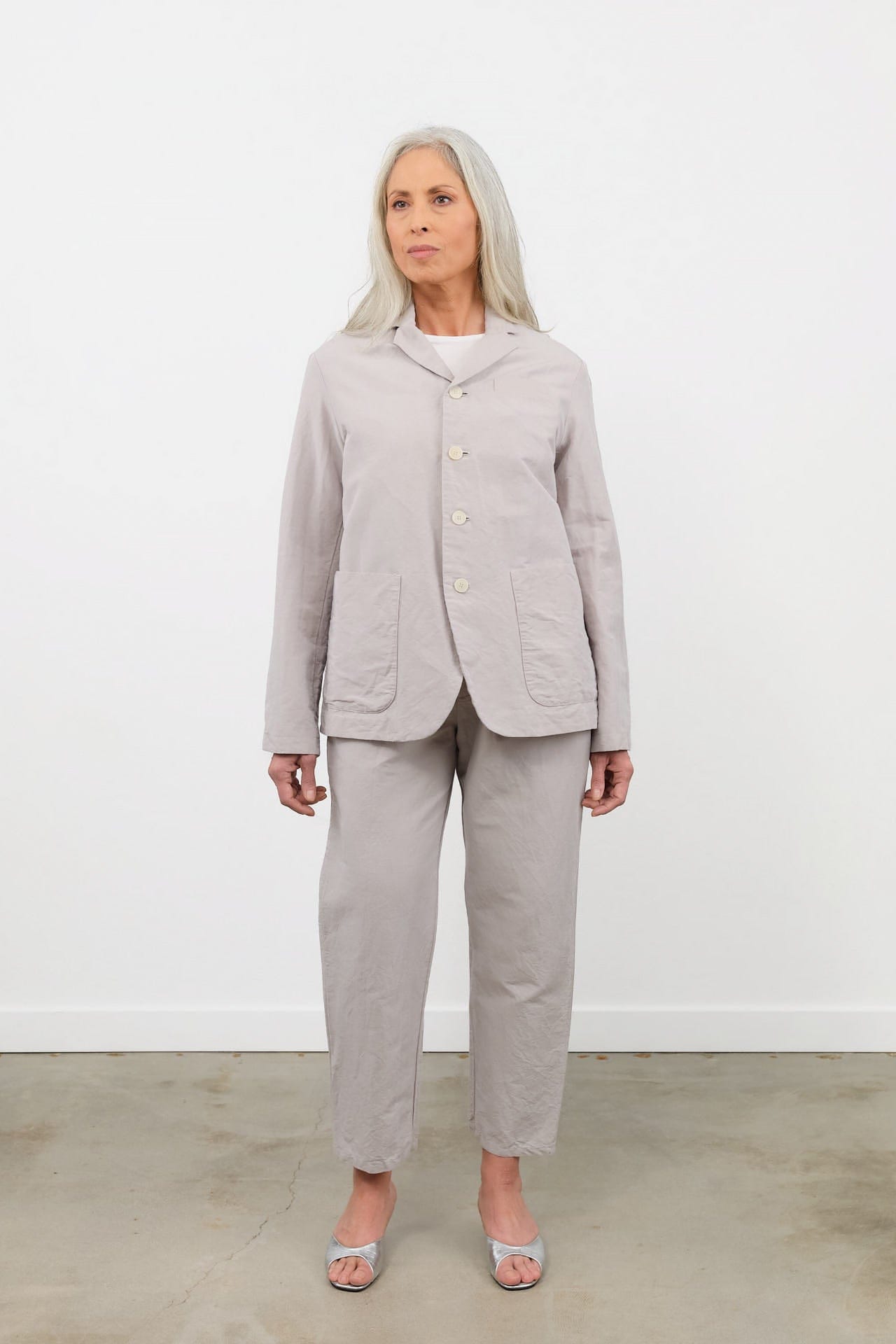 Pas de Calais Apparel Womens Pants High Density Linen Cotton Pants