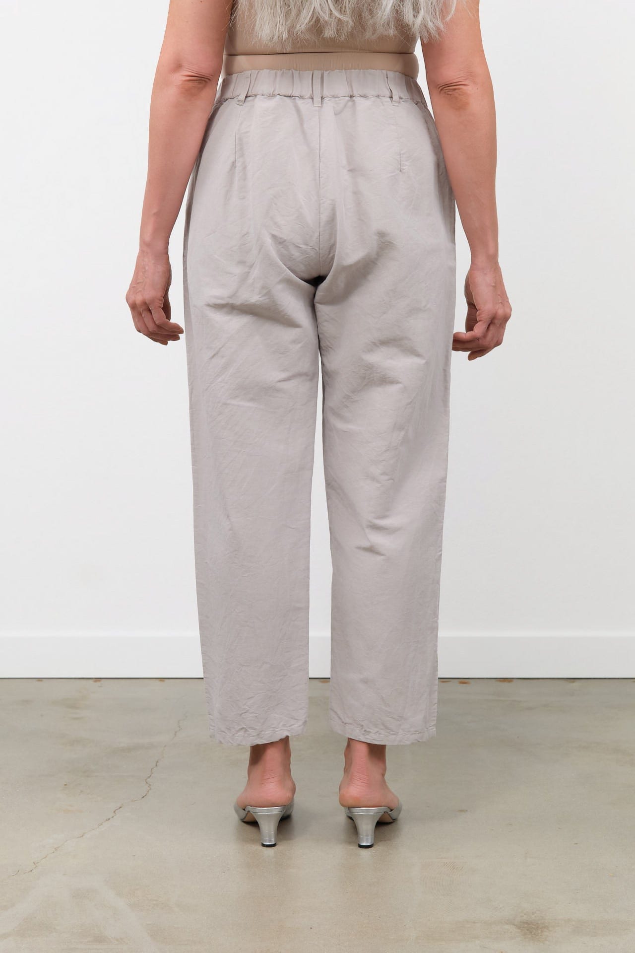 Pas de Calais Apparel Womens Pants High Density Linen Cotton Pants