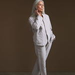 Pas de Calais Apparel Womens Pants High Density Linen Cotton Pants