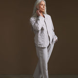 Pas de Calais Apparel Womens Pants High Density Linen Cotton Pants