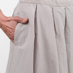 Pas de Calais Apparel Womens Skirts High Density Linen Cotton Skirt