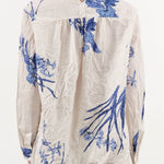 Pas de Calais Apparel Womens Blouses Japonism Flower Print Blouse