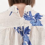 Pas de Calais Apparel Womens Blouses Japonism Flower Print Blouse