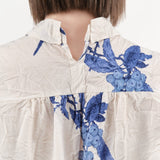 Pas de Calais Apparel Womens Blouses Japonism Flower Print Blouse