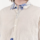 Pas de Calais Apparel Womens Blouses Japonism Flower Print Blouse