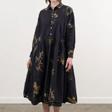 Pas de Calais Apparel Womens Dresses Japonism Flower Print Dress