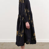 Pas de Calais Apparel Womens Dresses Japonism Flower Print Dress